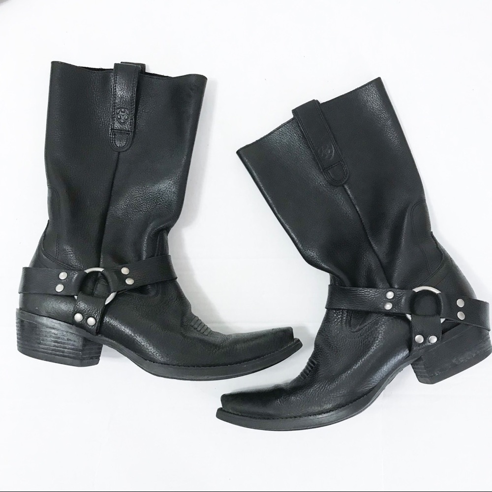 Ariat Hollywood harness slouch leather boots